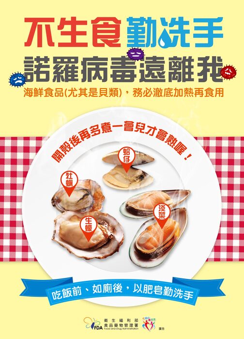 【衛生宣導】預防食品中毒與諾羅病毒圖片