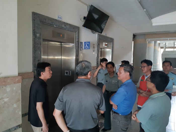 2019暑期校園安全巡視-電梯安全檢測圖片
