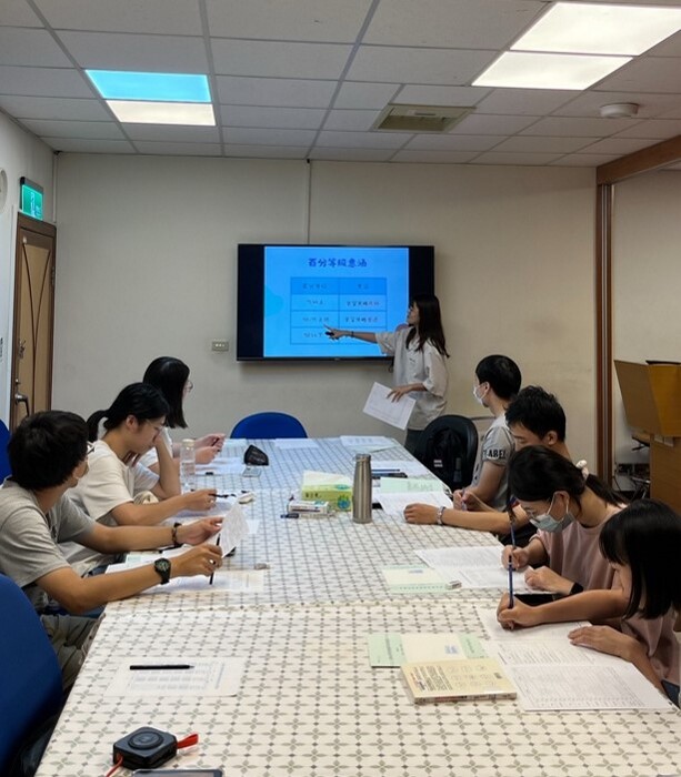 「大學生學習與讀書策略量表」團體測驗活動圖片