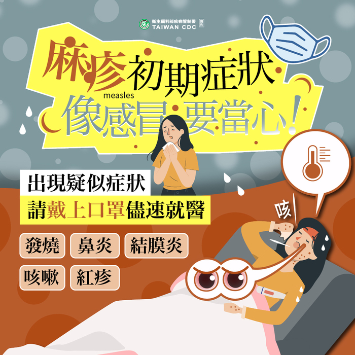 【衛教宣導】預防麻疹，您需要知道的事～圖片