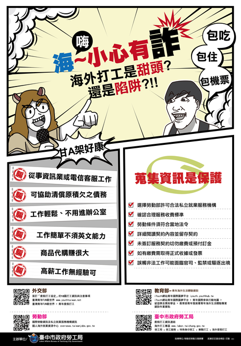 海外打工防詐圖片